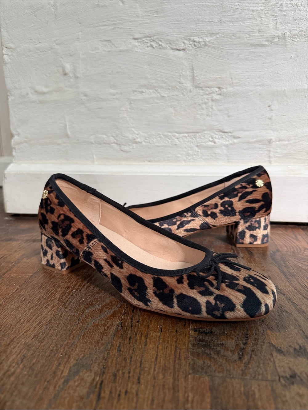 Jack Rogers Leopard-Print Maddy Ballet Mid Heel Pump size 8 - Picture 5 of 6